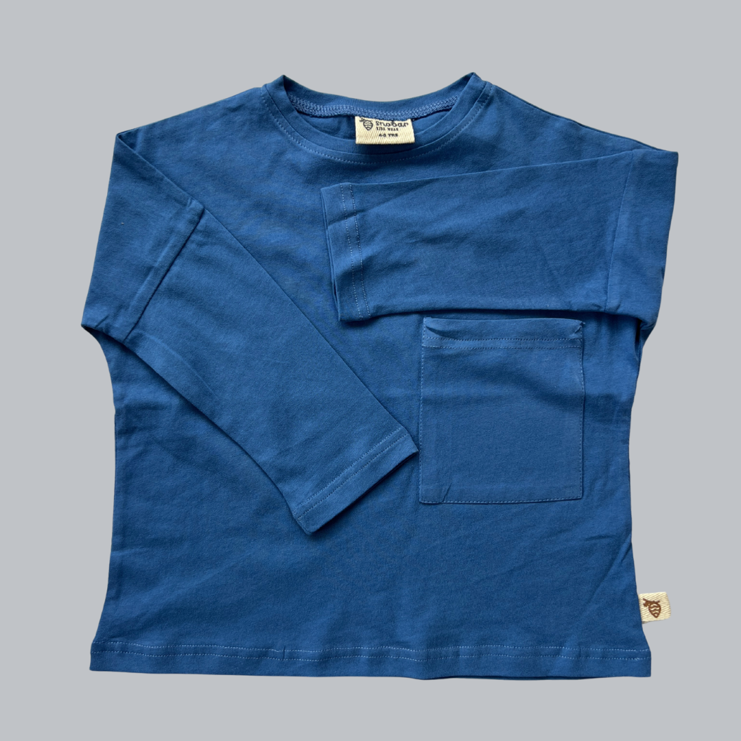 Long Sleeve Crew Pocket Tee